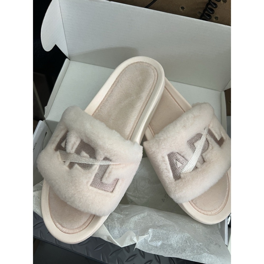 APL Women's Plush Slide Sandals in Blush